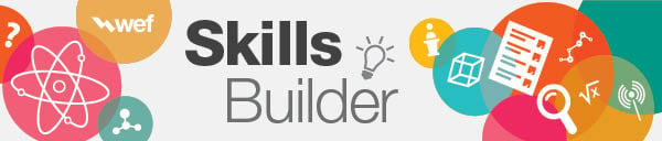 The logo for WEF Skills Builder