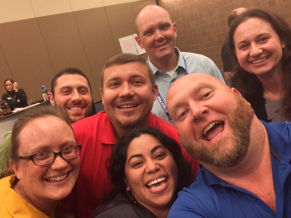 Nathan Coey, bottom right, with other Water Leadership Graduates