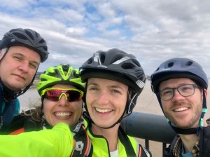 WEF staff members from left: Brad Lovett, Megan Livak, Jessica Rozek, and Steve Harrison.