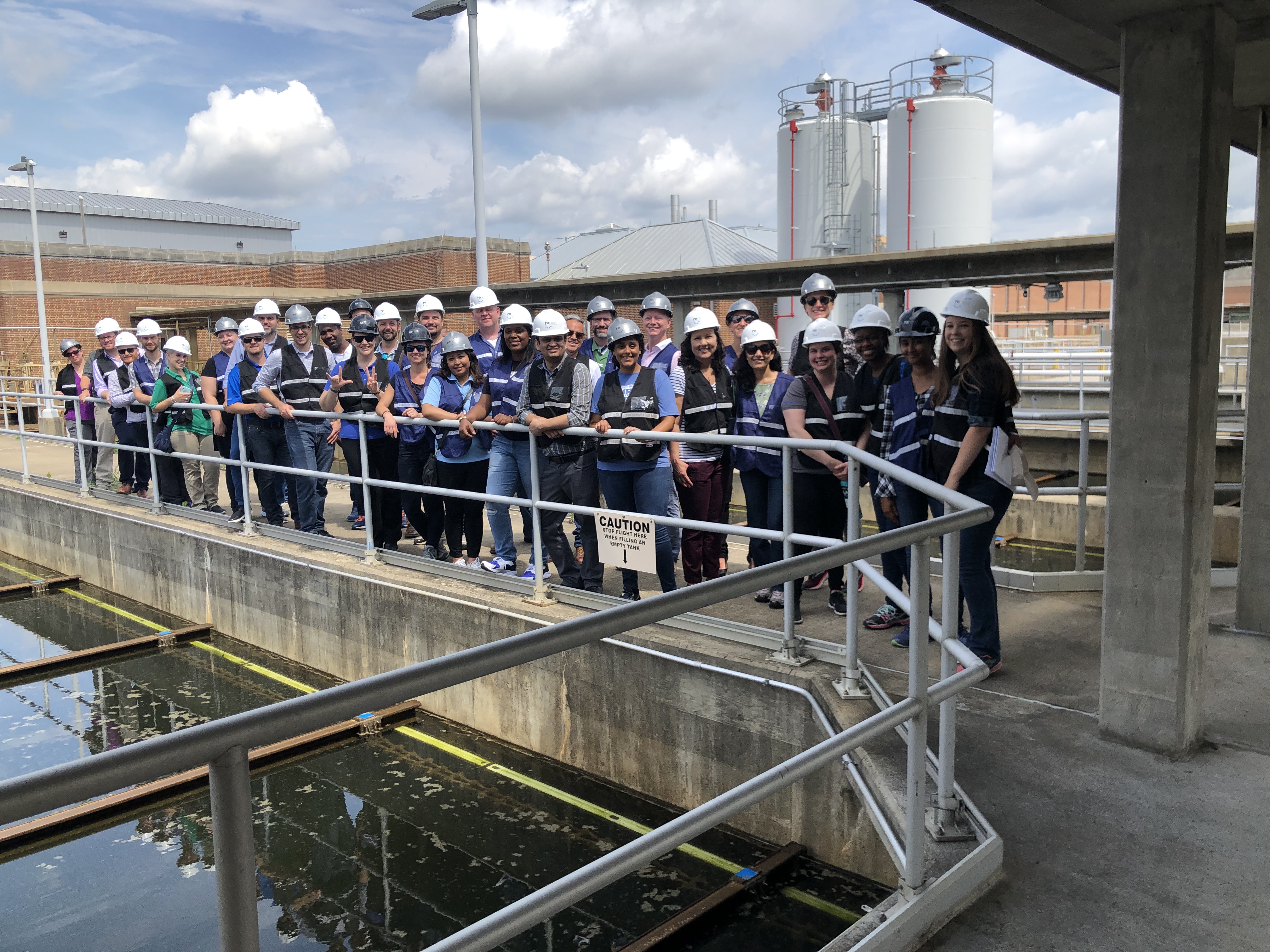 Group photo at Facility Tour