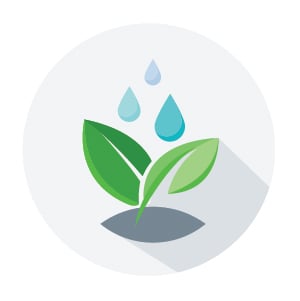 These icons can be used in a variety of biosolids communications materials and include icons for clean air, climate change, economic, energy, environment, farms, garden, innovation, and safety.