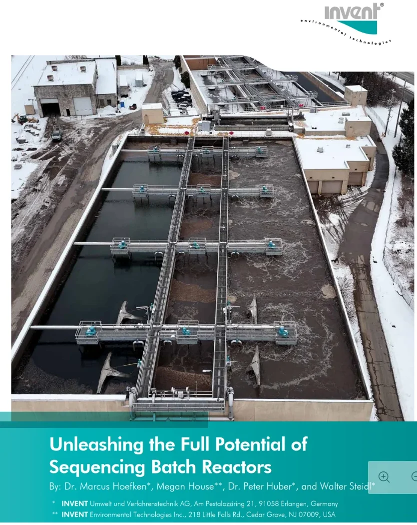 Cover of white paper: Unleashing the Full Potential of Sequencing Batch Reactors