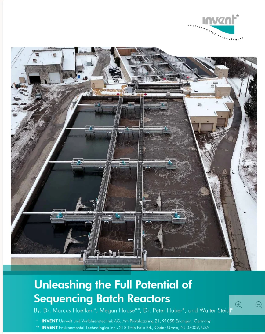 Cover of white paper: Unleashing the Full Potential of Sequencing Batch Reactors